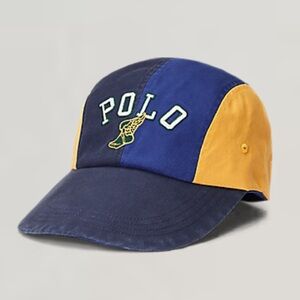 Authenticated Polo Ralph Lauren Color-Blocked Twill Four-Panel Cap